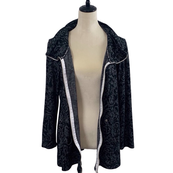 Tonia Debellis | Zip Up Knit Sweater Cardigan Jacket - Picture 6 of 10